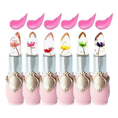 🔥Crystal Jelly Flower Color Changing Lipstick🔥Buy 1 and Get 1 Free