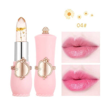 🔥Crystal Jelly Flower Color Changing Lipstick🔥Buy 1 and Get 1 Free