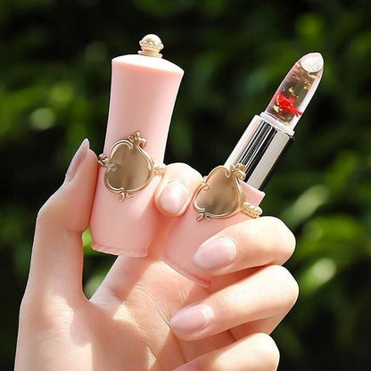 🔥Crystal Jelly Flower Color Changing Lipstick🔥Buy 1 and Get 1 Free