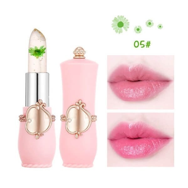 🔥Crystal Jelly Flower Color Changing Lipstick🔥Buy 1 and Get 1 Free