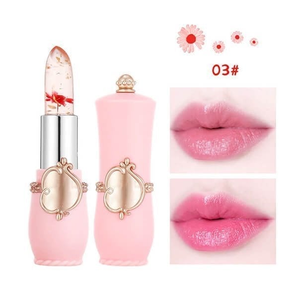 🔥Crystal Jelly Flower Color Changing Lipstick🔥Buy 1 and Get 1 Free