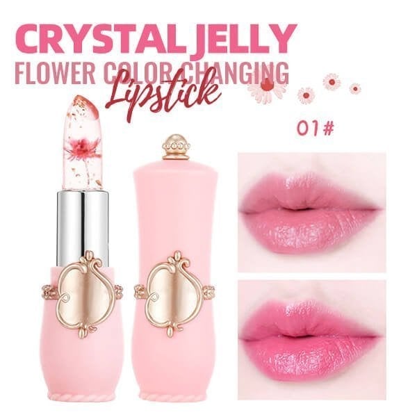 🔥Crystal Jelly Flower Color Changing Lipstick🔥Buy 1 and Get 1 Free