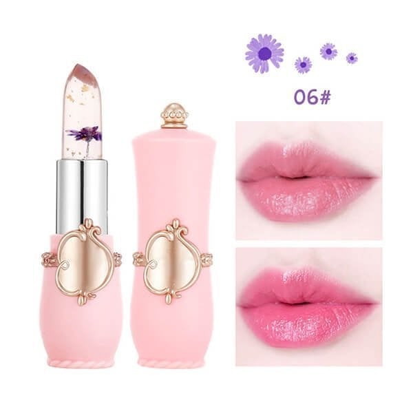 🔥Crystal Jelly Flower Color Changing Lipstick🔥Buy 1 and Get 1 Free