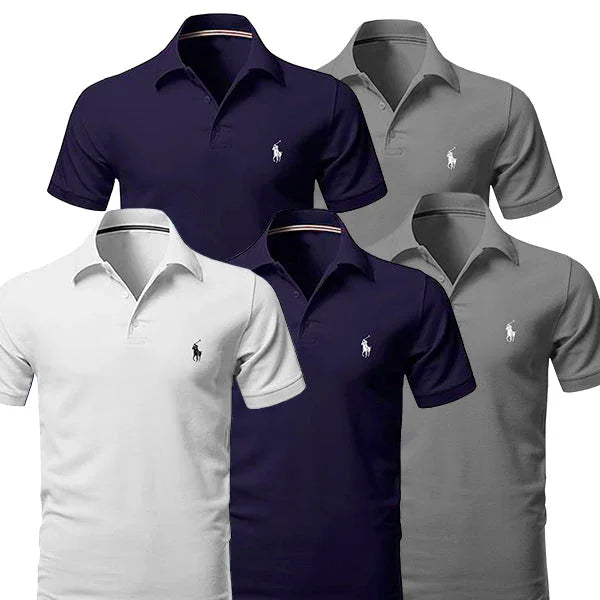 [BUY 3 GET 5] Kit 5 Polo R&L Essential - Pure