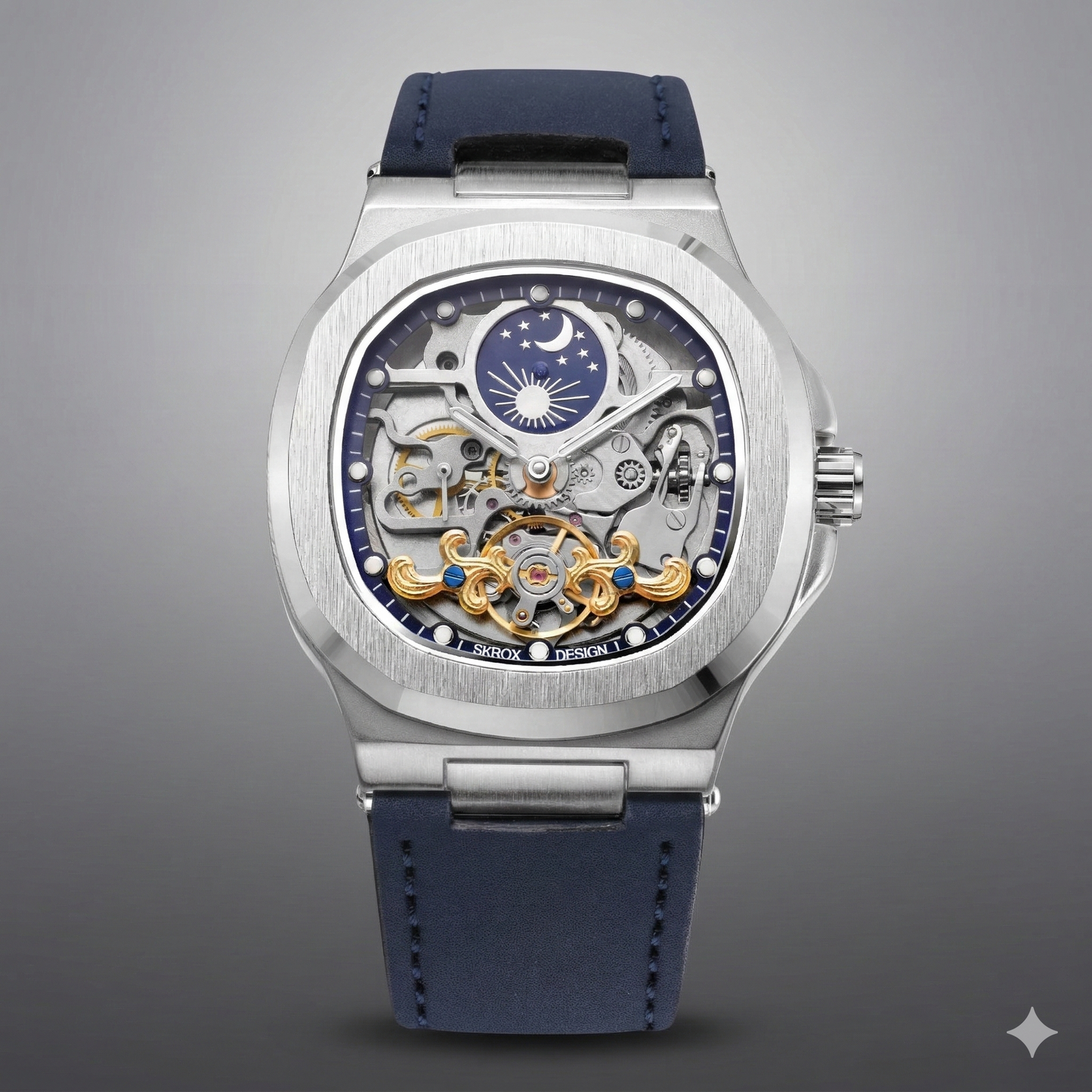 Mettz®  | LUNAR: SILVER/BLUE